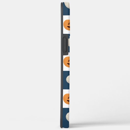 Skulls & Pumpkins Checks Case-Mate iPhone Case (Achterkant / Rechts)