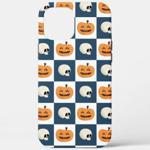 Skulls & Pumpkins Checks Case-Mate iPhone Case