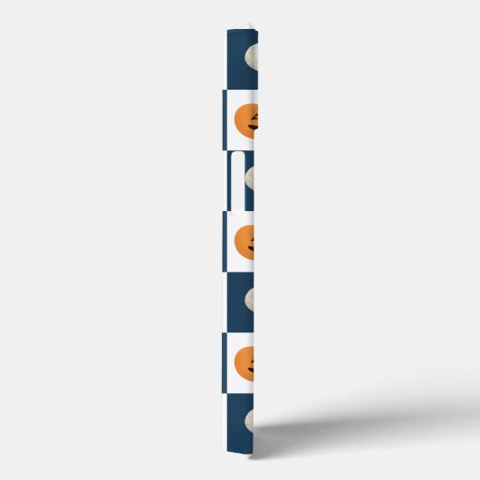 Skulls & Pumpkins Checks Case-Mate iPhone Case (Achterkant / Rechts)