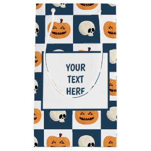 Skulls & Pumpkins Checks Klein Cadeauzakje