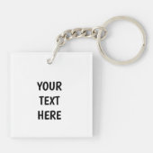 Skulls & Pumpkins Checks Sleutelhanger (Achterkant)