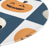 Skulls & Pumpkins Checks Snijplank (Hoek)