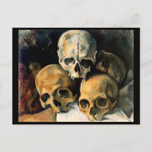 Skulls Pyramide Briefkaart (Voorkant)