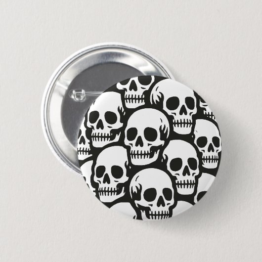 Skulls Ronde Button 5,7 Cm (Voorkant /achterkant)