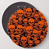 Skulls Ronde Button 6,0 Cm (Voorkant /achterkant)
