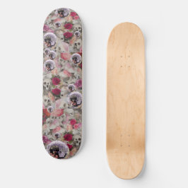 Skulls Rozen en Pink Disco Balls Persoonlijk Skateboard