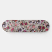 Skulls Rozen en Pink Disco Balls Persoonlijk Skateboard (Horizontaal)