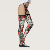Skulls & Rozen Lingerie (Franse snij) Leggings (Rechts)