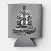 Skulls, Rozen & Lowrider Art Koelbox Blikjeskoeler (Voorkant)