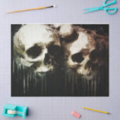 Skulls Rustic 16 deklappapier Tissuepapier (Craft)
