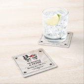 Skulls Rustic Rozen Onderzetters Wedding Skull Par (Insitu)