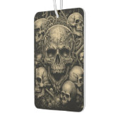 Skulls Sepia Tone Bones Gothic Scary Lifestyle Luchtverfrisser (Links)