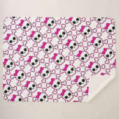 Skulls Sherpa Deken (Voorkant (horizontaal))