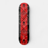 Skulls & Spinnen Skateboard Deck (Voorkant)