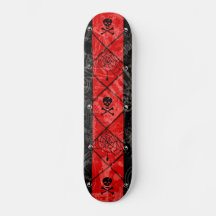 Skulls & Spinnen Skateboard Deck