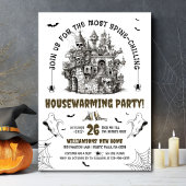 Skulls spookhuis-opwarmende partij kaart