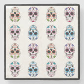 Skulls Stenen Onderzetter (Voorkant)