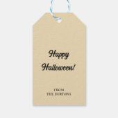 Skulls Stippen Sterren Boho Abstract Patroon Hallo Cadeaulabel (Achterkant)