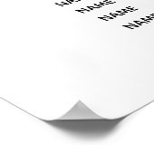 Skulls-stoeldiagram Poster (Hoek)