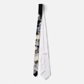 Skulls tegen strepen stropdas (Achterkant)