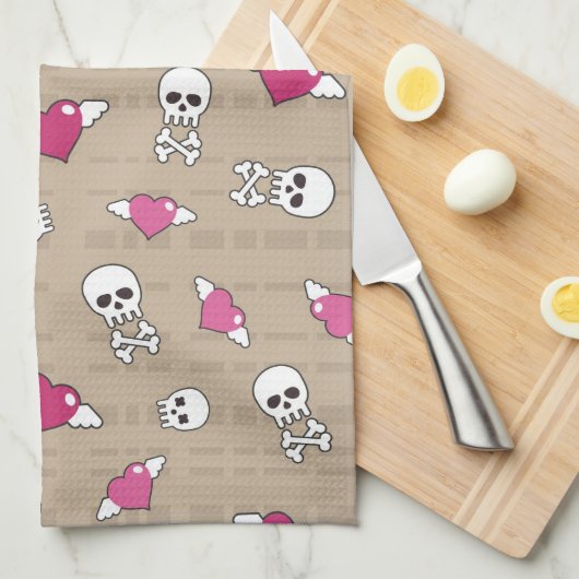 Skulls Theedoek (Quarter Fold)