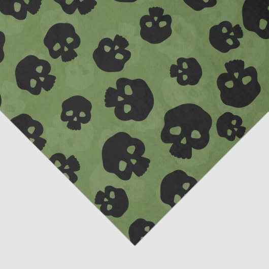 Skulls Tissuepapier (Detail)