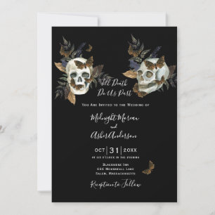 Skulls tot de dood maken ons deel van het Gothic W Kaart