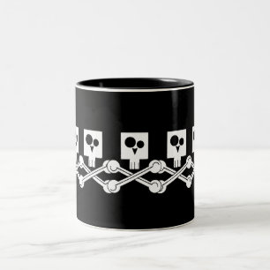 Skulls Tweekleurige Koffiemok
