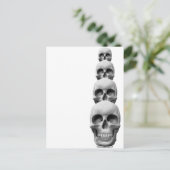 Skulls - verticaal briefkaart (Staand voorkant)