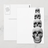 Skulls - verticaal briefkaart (Voorkant / Achterkant)