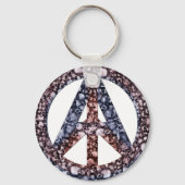 Skulls, vrede en anarchie sleutelhanger (Voorkant)