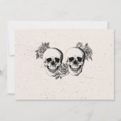 Skulls Vrijgezellenfeest Reisschema Bachelorette R Kaart (Achterkant)