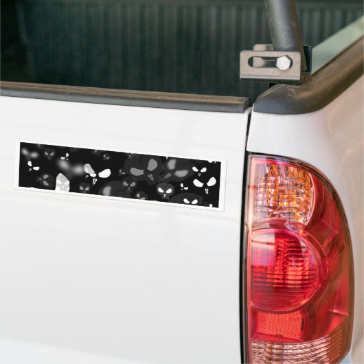 SKULLS WALLPAPIER BUMPERSTICKER (Op Truck)