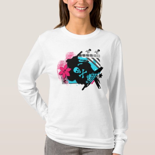 Skulls Womens Sweater T-shirt (Voorkant)