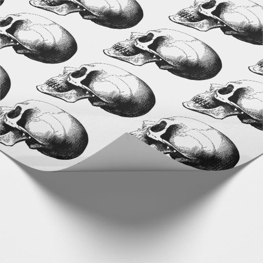 Skulls Wrapping Paper Cadeaupapier (Hoek)