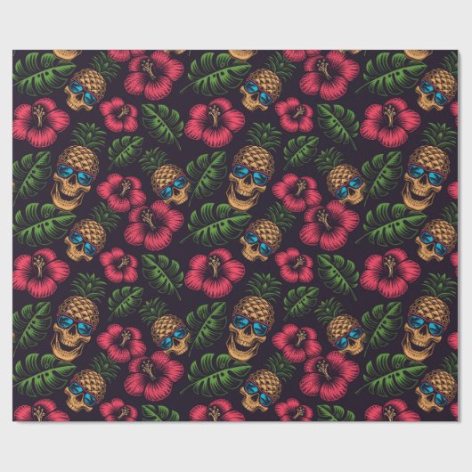 Skulls Wrapping Paper Cadeaupapier (Vlak)
