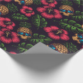Skulls Wrapping Paper Cadeaupapier (Hoek)