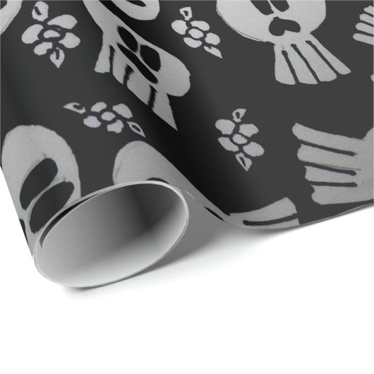 Skulls -wrapping paper cadeaupapier (Rol Hoek)