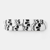 Skulls zwarte skateboard dek (Horizontaal)