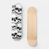 Skulls zwarte skateboard dek (Voorkant)