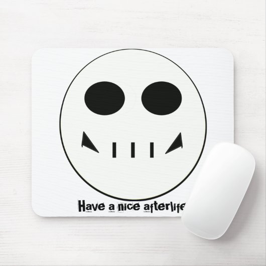 skullsmiley muismat (Met muis)