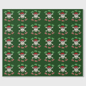 Skulls'n Botten kerstpapier Cadeaupapier (Vlak)
