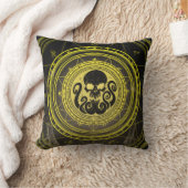 Skullthulhu Fearfull Yellow Arcane Kussen (Deken)