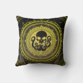 Skullthulhu Fearfull Yellow Arcane Kussen (Achterkant)