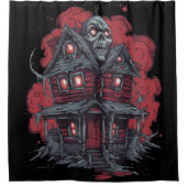 Skulltop Manor: een nachtmerrie ontketend Douchegordijn (Voorkant)