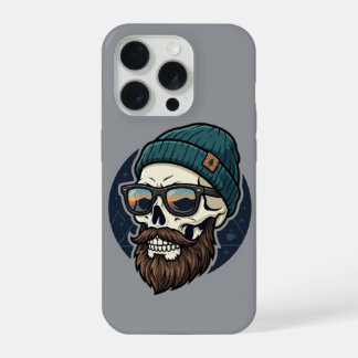 Skully beanie hipster. iPhone 15 pro case