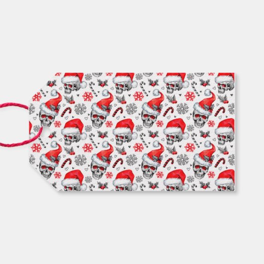 Skully-clausule Cadeaulabel (Achterkant Horizontaal)