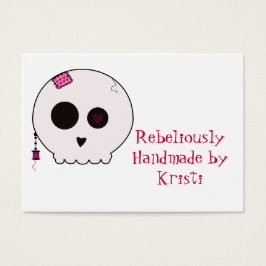 Skully Crafter Hang Label Visitekaartjes