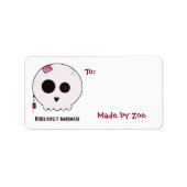 Skully Crafter Medium Size Gift Labels (Voorkant)