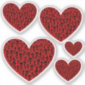 Skully Hearts Sticker (Voorkant)